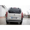 Peugeot Partner / Rifter 2019+ Накладка на задній бампер (ABS) - 64803-11