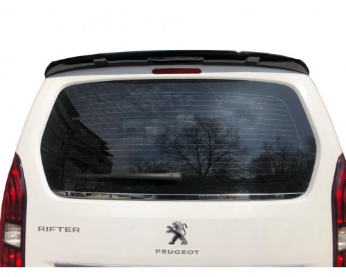 Нижняя кромка стекла (нерж.) OmsaLine - Итальянская нержавейка для Peugeot Partner/Rifter 2019+ - 63114-11