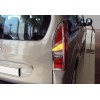 Накладка на стопы Прямые (2 шт, нерж) Carmos, 2008-2012 для Peugeot Partner Tepee 2008-2018 - 53980-11