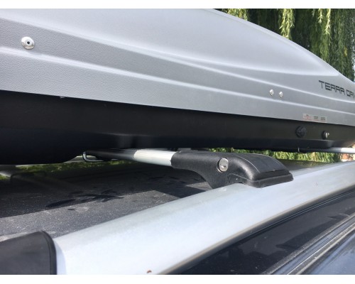 Перемички на рейлінги під ключ (2 шт) Сірий для Peugeot Partner Tepee 2008-2018 - 57991-11
