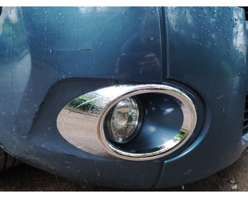 Окантовка противотуманок (2 шт, пласт) для Peugeot Partner Tepee 2008-2018 - 48763-11
