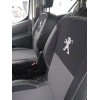 Авточехлы (кожзам+ткань, Premium) Полный салон для Peugeot Partner Tepee 2008-2018 - 79613-11