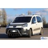 Кенгурятник WT003-Plus (нерж.) 60 мм для Peugeot Partner Tepee 2008-2018