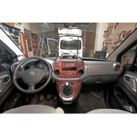Автотюнинг салона (цвета в ассортименте) Карбон для Peugeot Partner Tepee 2008-2018