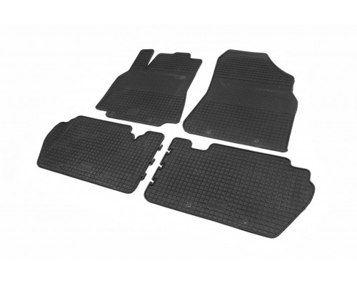 Гумові килимки (Polytep) Передні -2021 Задні (4 шт) для Peugeot Partner Tepee 2008-2018 - 62609-11