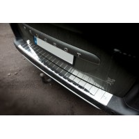 Накладки на задний бампер Carmos (нерж.) для Peugeot Partner Tepee 2008-2018