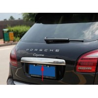 Накладка над номером Libao (нерж) для Porsche Cayenne 2010-2017