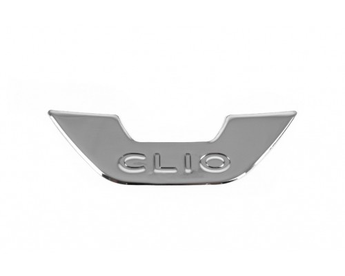 Обводка передней эмблемы Carmos (нерж.) для Renault Clio IV 2012-2019 гг