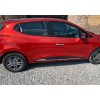 Renault Clio IV 2012-2019 Молдинг дверной прямой (4 шт, нерж) Хром - 61177-11