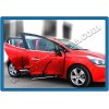 Renault Clio IV 2012-2019 Молдинг дверной прямой (4 шт, нерж) Хром - 61177-11