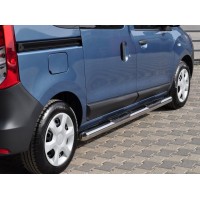 Бічні труби BB002 (2 шт., нерж.) для Renault Dokker 2013+