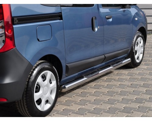 Бічні труби BB002 (2 шт., нерж.) для Renault Dokker 2013+