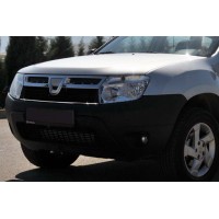 Накладки на решітку радіатора (нерж.) для Renault Duster 2008-2017
