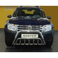 Кенгурятник WT002 (нерж) для Renault Duster 2008-2017
