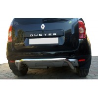 Задня дуга скоба AK007 (нерж.) для Renault Duster 2008-2017
