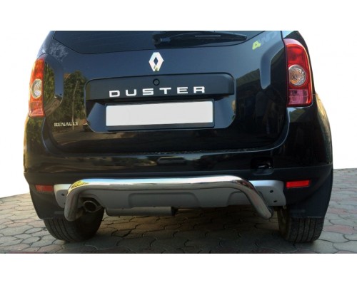 Задня дуга скоба AK007 (нерж.) для Renault Duster 2008-2017