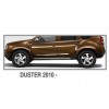 Молдинг дверной (4 шт, нерж.) Carmos - Турецкая сталь для Renault Duster 2008-2017 гг