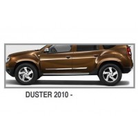 Молдинг дверной (4 шт, нерж.) Carmos - Турецкая сталь для Renault Duster 2008-2017 гг