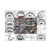 Розширювачі арок вузькі (4 шт, мат) Чорний мат для Renault Duster 2008-2017 - 79063-11