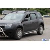 Бічні труби BB001 (2 шт., нерж.) 60 мм для Renault Duster 2008-2017