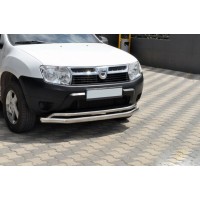Передній захист ST017 (нерж.) для Renault Duster 2008-2017