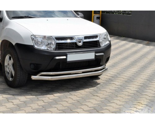 Передній захист ST017 (нерж.) для Renault Duster 2008-2017