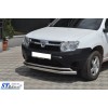 Передній захист ST017 (нерж.) для Renault Duster 2008-2017