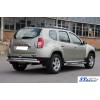 Бічні труби BB002 (2 шт., нерж.) для Renault Duster 2008-2017