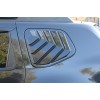 Накладки на задние окна EuroCap (2 шт, ABS) для Renault Duster 2008-2017 гг.