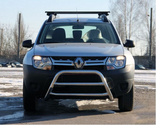 Кенгурятник WT022 (нерж) для Renault Duster 2008-2017