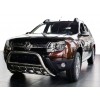 Кенгурятник без напису WT003 (нерж.) для Renault Duster 2008-2017