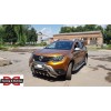 Кенгурятник без напису WT003 (нерж.) для Renault Duster 2018+