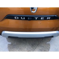 Накладка на задний бампер Carmos V1 (нерж) для Renault Duster 2018+