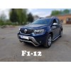Кенгурятник WT007 (нерж.) для Renault Duster 2018+