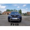 Кенгурятник WT007 (нерж.) для Renault Duster 2018+