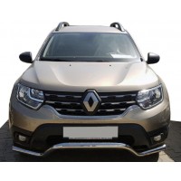 Кенгурятник WT008 (нерж.) для Renault Duster 2018+