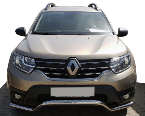 Кенгурятник WT008 (нерж.) для Renault Duster 2018+