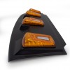 Козырек лобового стекла V2 (LED, черный мат) для Renault Duster 2018↗ гг.