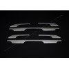 Накладки на дверний молдинг (6 шт, нерж) OmsaLine - Італійська нержавіюча сталь для Renault Duster 2018+ - 61128-11