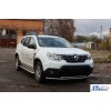 Передняя защита F3-10 (нерж.) для Renault Duster 2018+ - 75279-11