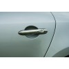 Накладки на ручки (4 шт., нерж.) 1 чіп, Carmos - Турецька сталь для Renault Fluence 2009+ - 56295-11