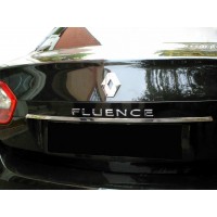 Renault Fluence 2009+ Смужка над номером (нерж.)