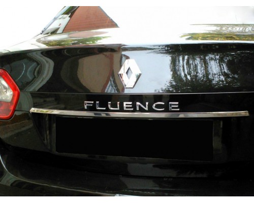 Renault Fluence 2009+ Смужка над номером (нерж.) - 57346-11