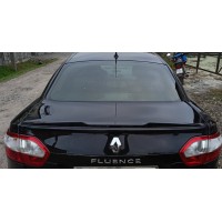Спойлер LIP (Sunplex, черный) для Renault Fluence 2009+