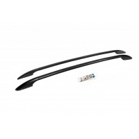 Рейлинги OmsaLine Solid (2 шт, черные) для Renault Kadjar
