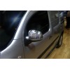 Renault Kangoo 2008-2019 Накладки на зеркала 2013+ (2 шт) OmsaLine - Итальянская нержавейка - 54011-11
