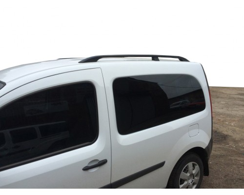 Рейлінги чорні Стандартна база, Чавунні ніжки для Renault Kangoo 2008-2020