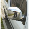 Накладки на зеркала 2008-2013 (2 шт) Carmos - Хромированный пластик для Renault Kangoo 2008-2019 - 54012-11