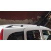 Рейлінги хром Стандартна база, Чавунні ніжки для Renault Kangoo 2008-2020