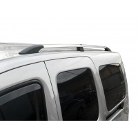 Рейлінги хром Стандартна база, Чавунні ніжки для Renault Kangoo 2008-2020